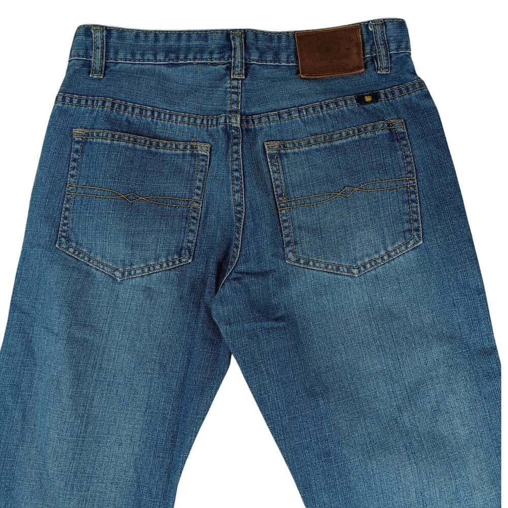 Lucky Brand Billy Straight Boys Jeans 18 28X30‎ Blue Whiskered Street Y2K